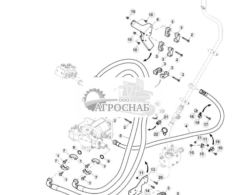 Гидравлические шланги, задний мост, ProDrive™ - ST828644 182.jpg